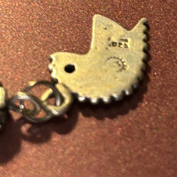 MOTHER DAUGHTER Sterling Heart Charm Set by SJC for PANDORA Bracelet - Picture 6 of 7